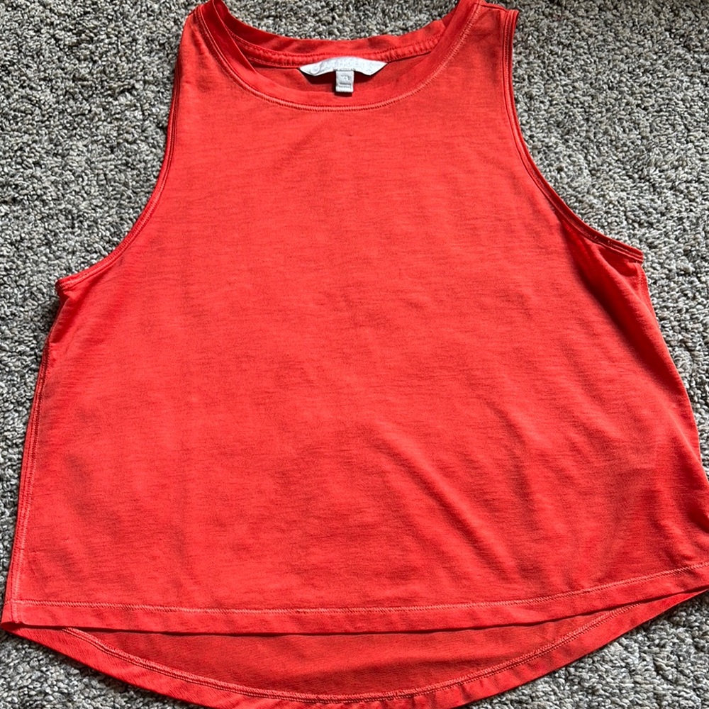 🌼Athleta Red/Orange Cropped Tank